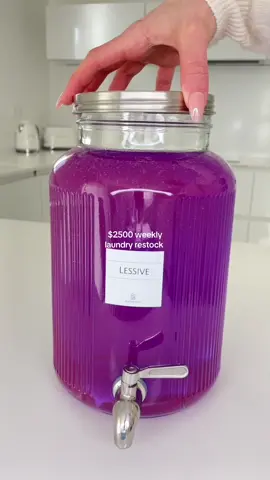 weekly laundry restock & refill  #restockasmr 