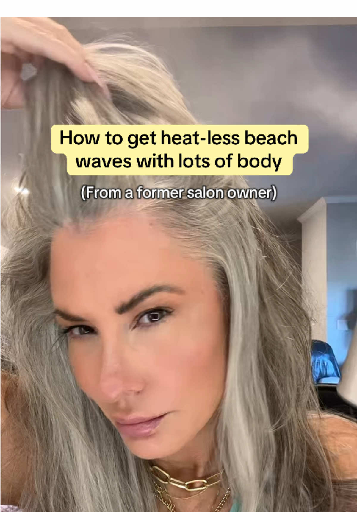 📌 HAIR STYLING TIPS from a Cosmetologist and former salon owner. @Kenra Professional just launched their dry texturizing spray on TikTok shop and it’s great for creating natural beach waves with a curling iron. It’s great for fine thin and oily hair too!  . . #hairtutorial #heatlesscurls #beachhair #tiktokshopcreatorpicks #kenraprofessional 