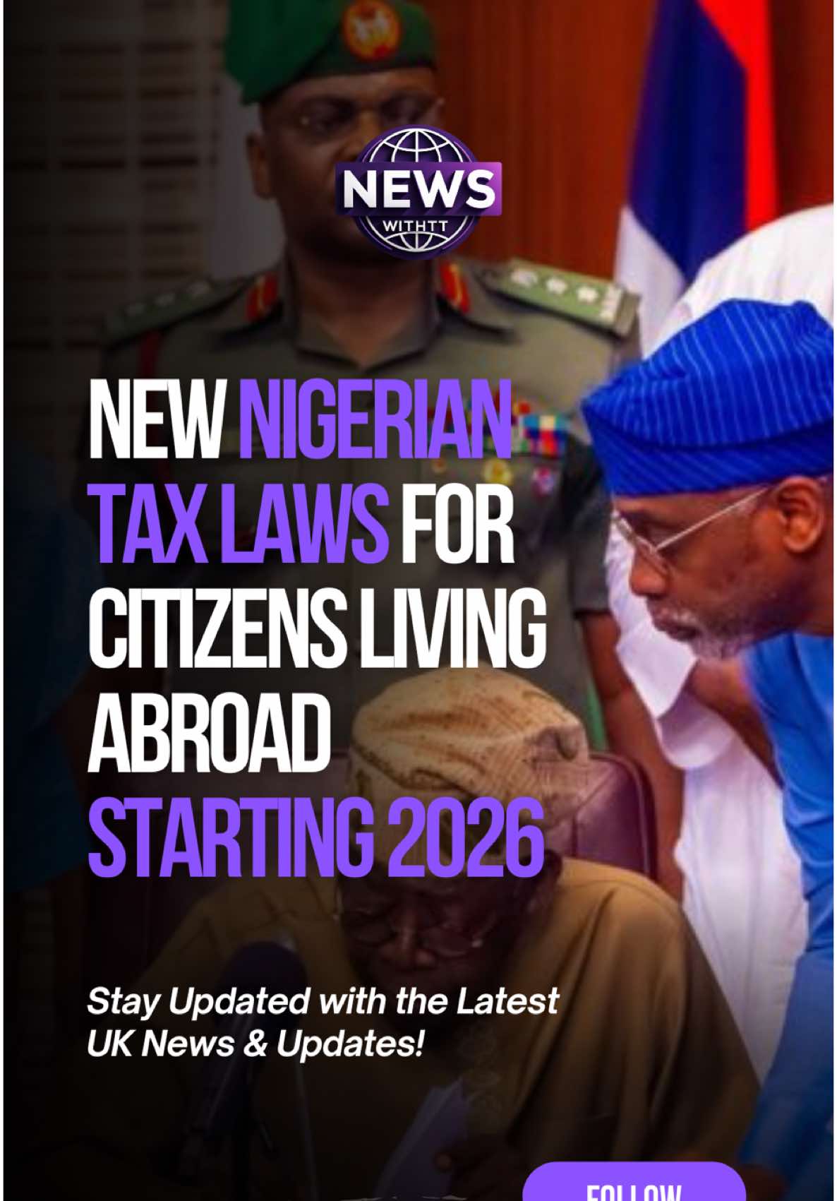 Breaking down Nigeria's new 2026 global taxation law that will require Nigerian citizens abroad to pay taxes on worldwide income if they spend over 183 days in Nigeria annually. Hashtags:#Nigeria #TaxReform #NigerianDiaspora #GlobalTax #NigerianTax