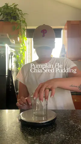 Looking back it would probably be easier to blend all the wet ingredients in a blender then add the chia seeds to that mixture! Just a little tip  - 3 tablespoons of chia seeds - 4 tablespoons of pumpkin puree  - 6oz or 3/4 cup of almond milk  - 1 tablespoon of maple syrup (adjust to how sweet you like it)  - Splash of vanilla extract  - Dash of salt  - 1/4 teaspoons pumpkin pie spice  - Mix it all together & let it sit in the fridge ideally overnight!  - I topped mine with Greek yogurt and walnuts  💛🤎💛🤎 #Recipe #chiaseeds #mealideas #mealprep #healthy 