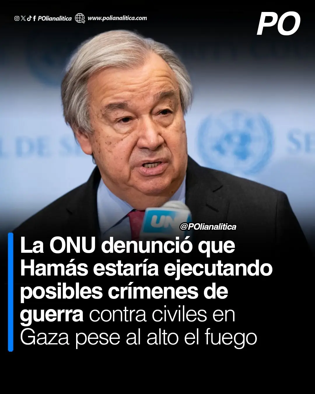 🇺🇳 Este miércoles, la oficina de la ONU para los Derechos Humanos, expresó su preocupación ante los enfrentamientos del grupo extremista Hamás con otras facciones islámicas en las que se habría incurrido en exterminio. ❗La ONU denunció que se estarían ejecutando posibles crímenes de guerra contra civiles en Gaza pese al alto el fuego. 🗣️ Naciones Unidas ve con 