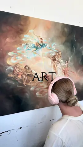 My passion 🤍🤍✨✨✨ #artist #artinspiration #oilpainting #artstudio #artlover 