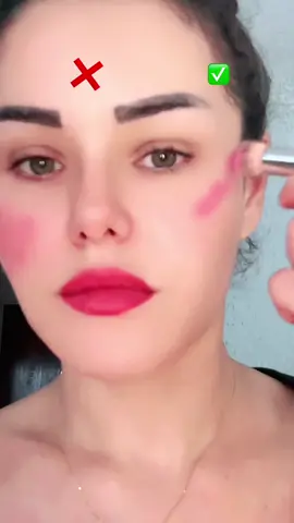 كيف تحقق تجميل مع احمر الخدود ❌مقابل✅الفرق الذي يحدثه وضع احمر الخدود لتصبحي أجمل 💁‍♀️#makeuphack #tutrial #howtoblush #faceliftmakeup #blushhack  @Alexandra Claudia  @🧚‍♂️Tote 🧚‍♀️  @🧚‍♂️Tote 🧚‍♀️  