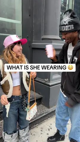 Rate her outfit 1-10  #fashion #style #streetinterview #fyp #viral 