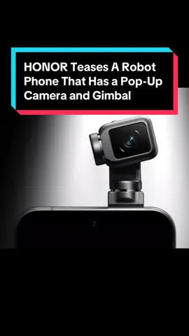 Announced alongside the launch of the HONOR Magic8 Series, the company just shared a teaser video of a Robot Phone that they will unveil with more details at MWC 2026 👀📲🤖 #robotphone #honor #smartphone #honormagic8 #robotics 