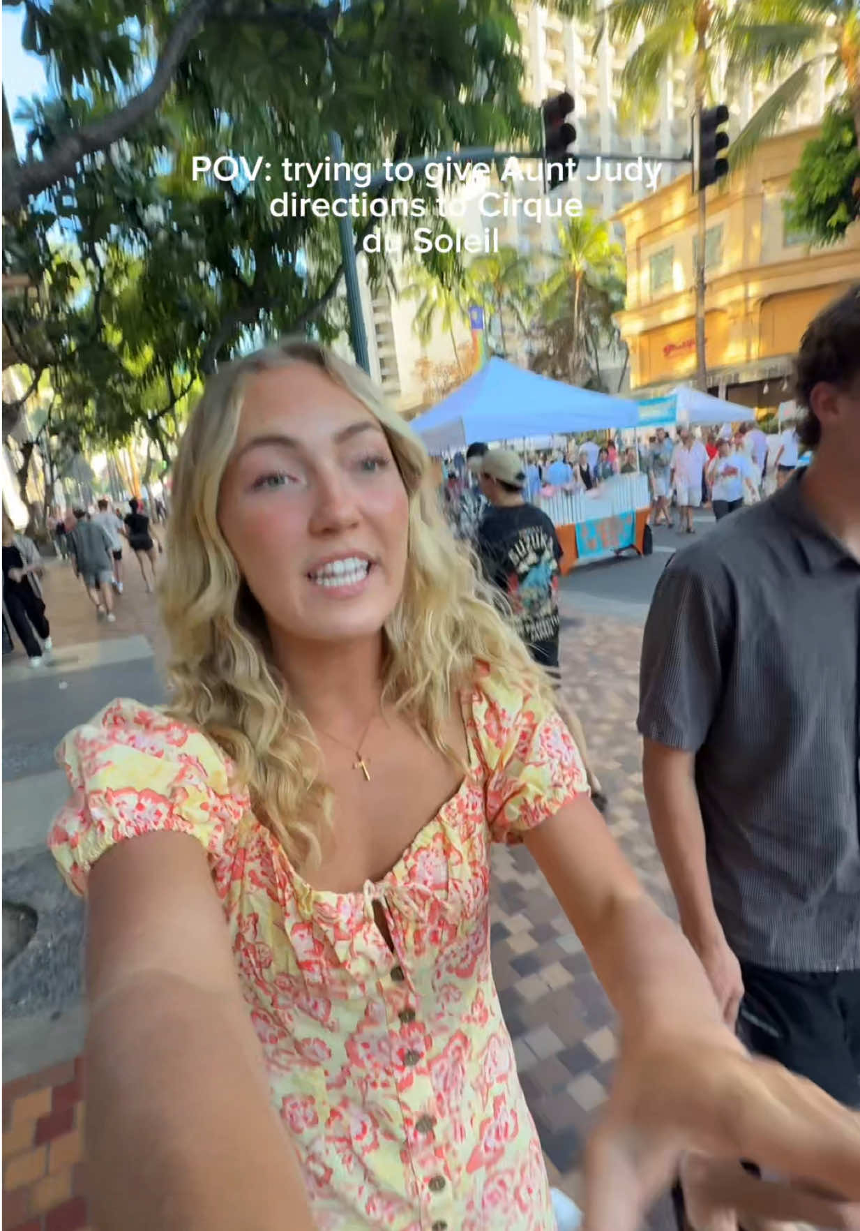 Proud of her for only saying holy moly this time  #hawaii #travel #directions #cirquedusoleil 