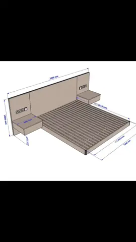 La cama de 1,8 metros de ancho y 2 metros de largo está hecha para compartir, si también te gusta, ¡ puedes seguirla! 