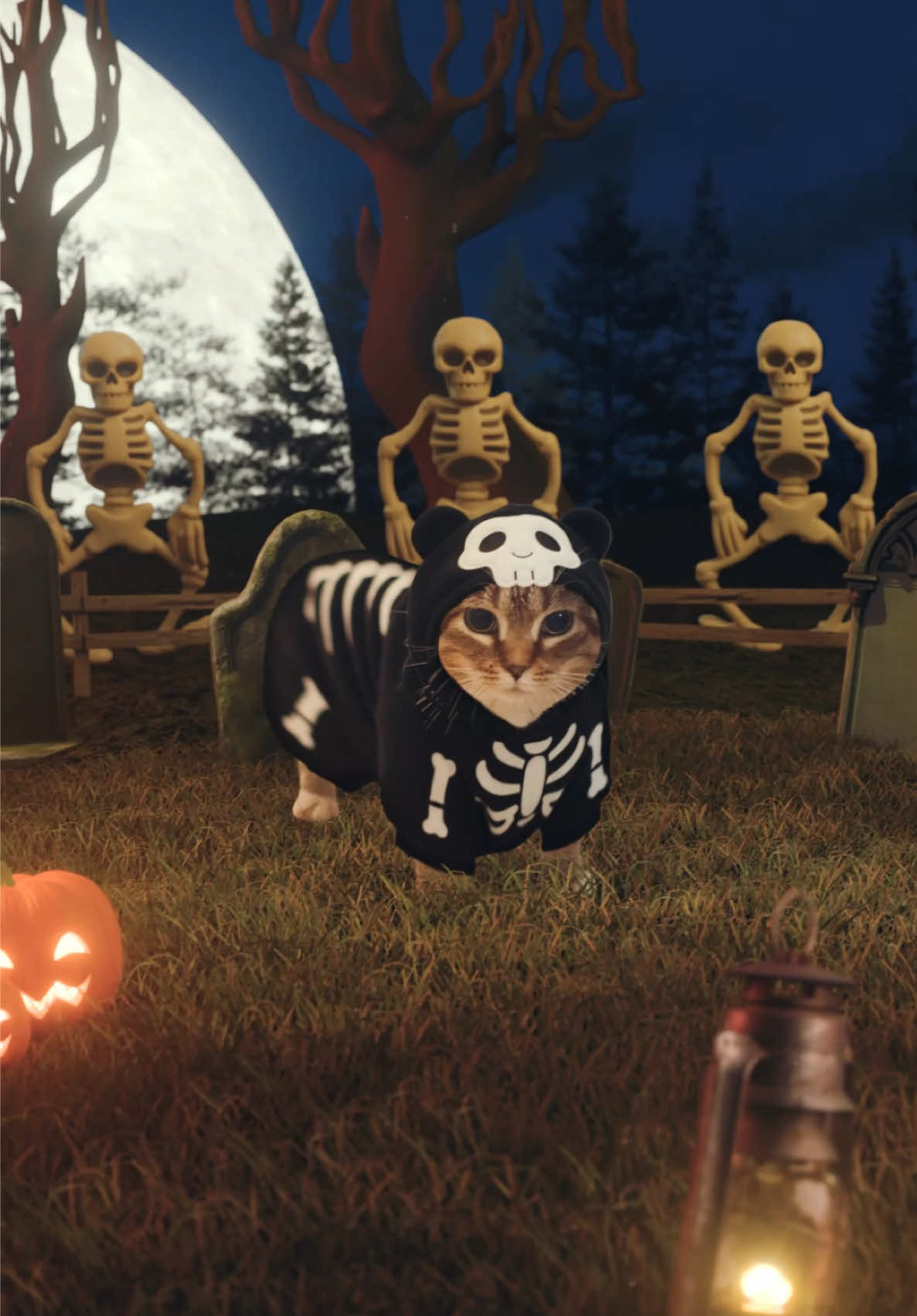 It’s spooky UIA season! 🎃 OIIA Cat x Spooky Scary Skeletons by Andrew Gold (Undead Tombstone Remix) @oiiacat_ethel  #cats #lyrics #halloween #fyp #foryou 