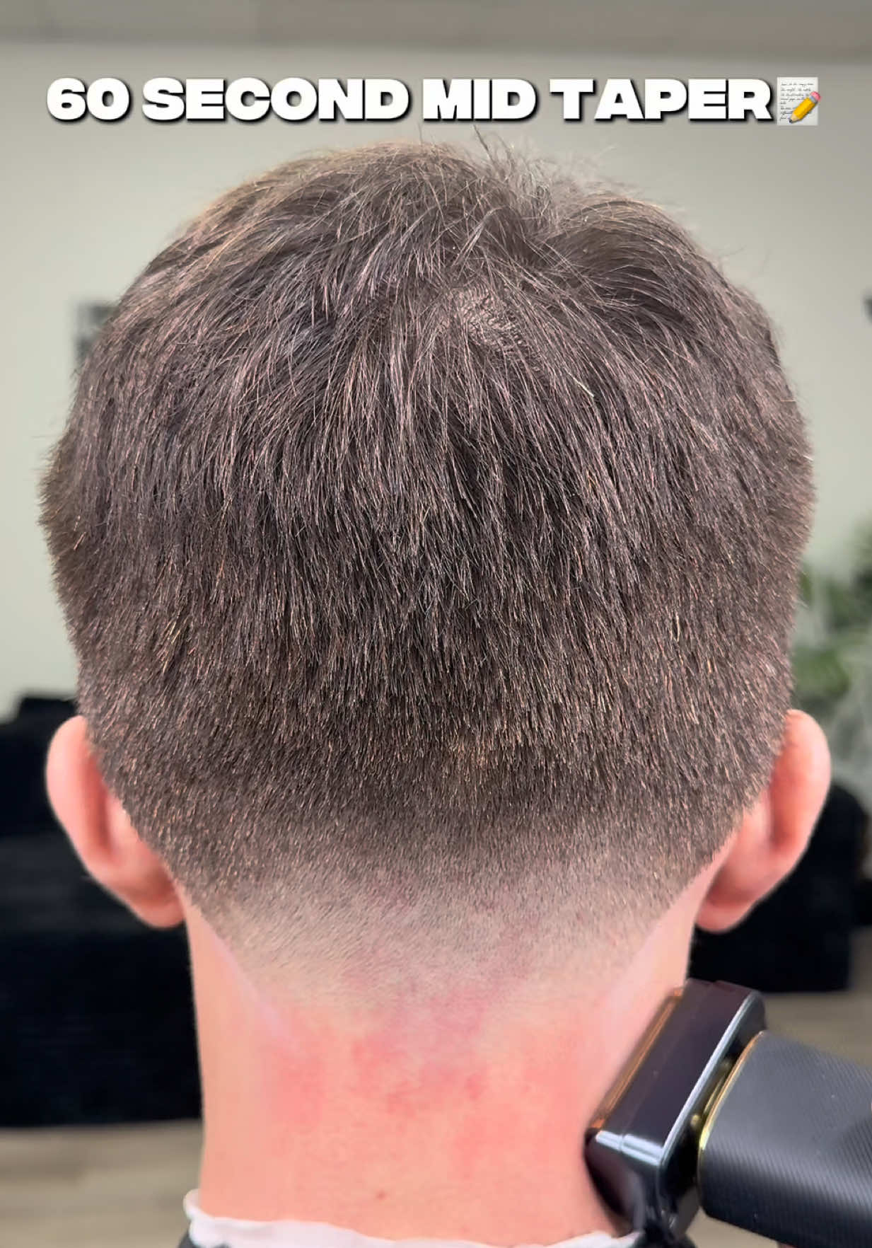 Quick mid taper 📝 #explorepage✨ #howtofade #taper #kansasbarber #taperfade 