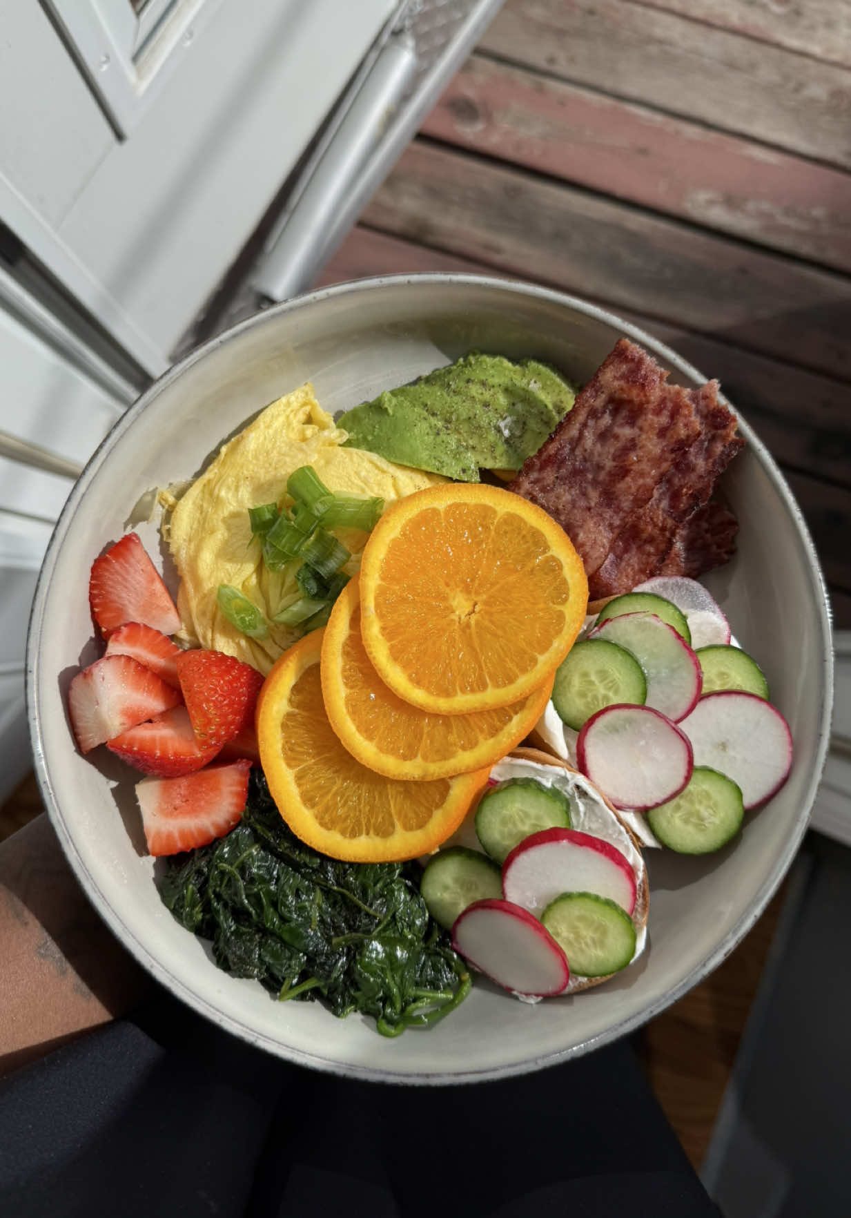 what a plate to get through the morning…😊 #food #foodtiktok #foodies  #Foodie #health 