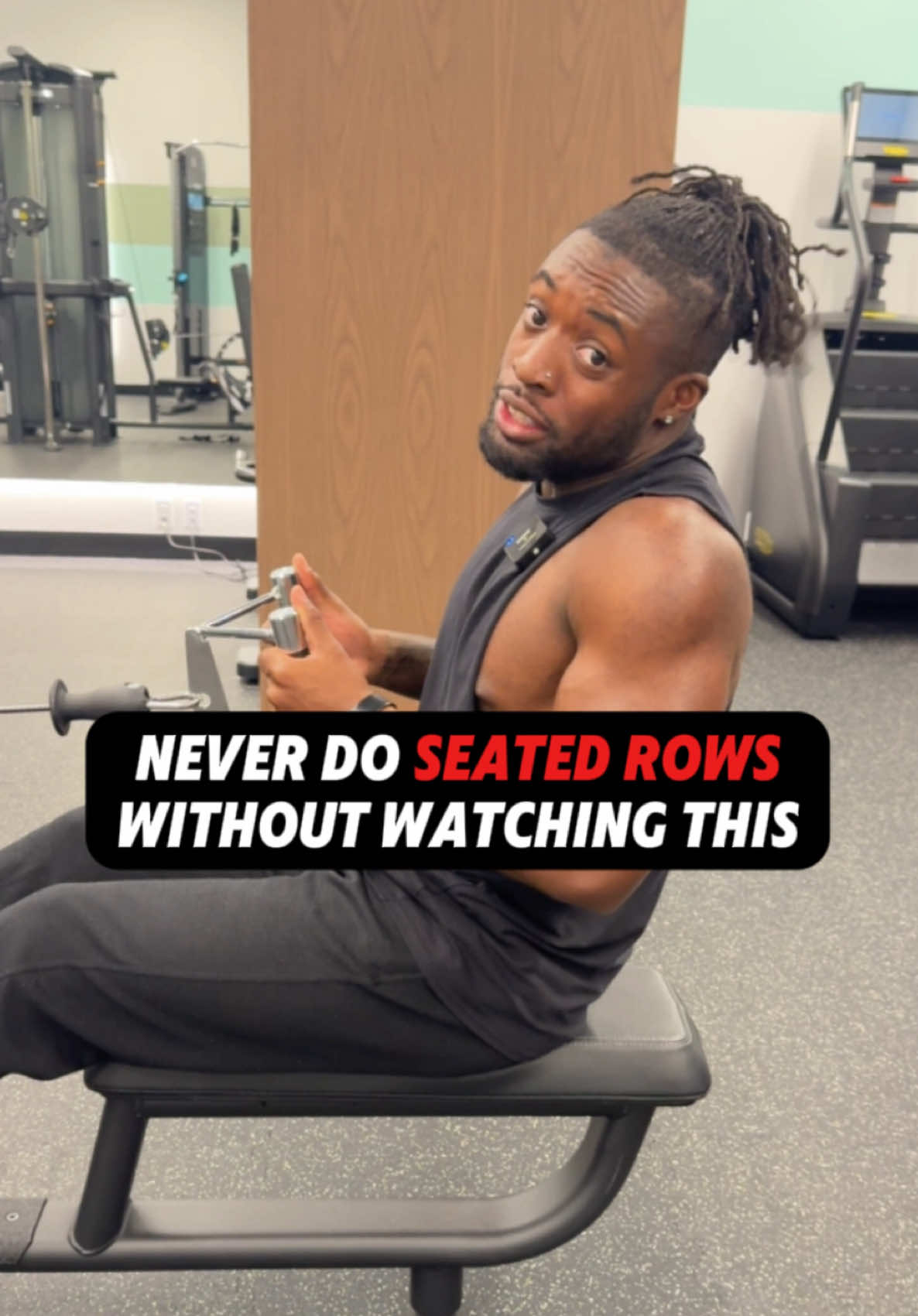 Never do seated rows until you watch this! Seated rows are one of the best exercises you can do for your back, BUT I see them done incorrectly far too often. This movement is amazing for building width in your back when done the right way. Here’s how to do it properly: ✅ Sit on the bench as far back as possible with a slight bend in your knees. ✅ Keep your elbows tucked , don’t flare them out,  and make sure your biceps stay close to your body. ✅ Keep your back upright and avoid overextending on the return. ✅ As you pull, bring the handle right to your belly button and squeeze your lats hard at the end of each rep. #fy 