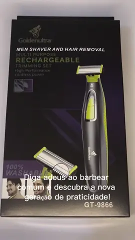 barbeador elétrico recarregável a prova d'água #tiktokshop #acessorios #review @TikTok Brasil 