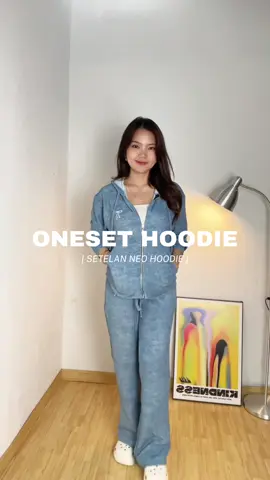 Setelan hoodie nya cakep banget cocok buat outfit satset😚💗 #oneset #outfit #hoodie #outfitideas #fashioninspo 