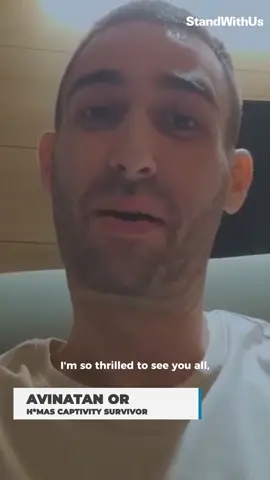 A powerful message from Avinatan Or, who survived over two years in brutal H*mas captivity in Gaza, to his friends upon finally returning to freedom in Israel. 🇮🇱❤️