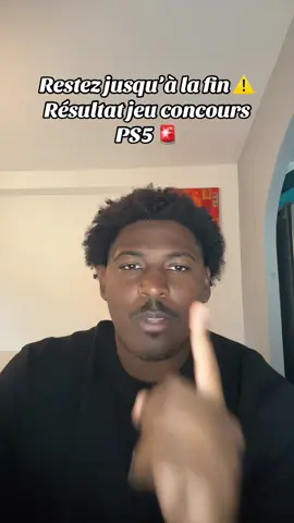 Voici le gagnant de la PS5 les gars ! Mais restez bien jusqu’à la fin pour avoir une chance de la remporter si il ne peut pas la recevoir ou si il ne me répond pas 