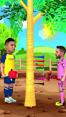 Ronaldo Vs Messi crucifixion and #daddysonshow #KidsCartoon #Animation #CartoonNetwork #KidsEntertainment 