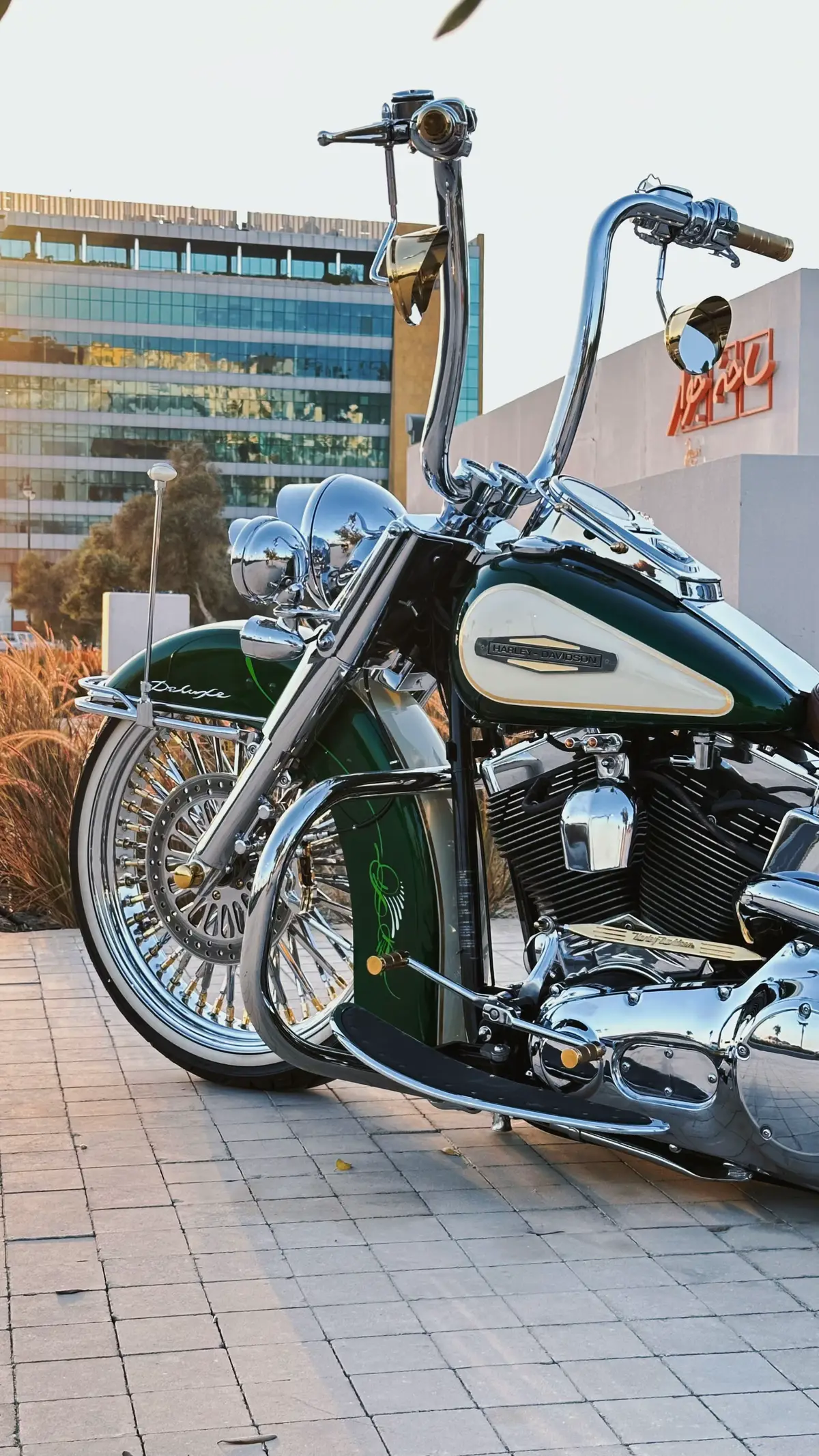 اللعب كله في التفاصيل 😎💚✨ It’s all in the details #viclas #cholo #الرياض #الخبر #هارلي_ديفيدسون 