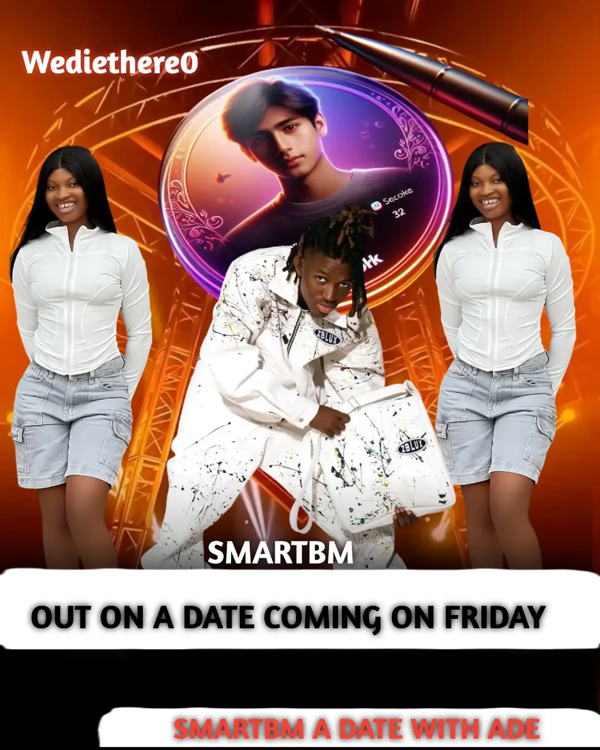 @SMART BM❤️🚀 @ADE🤭💞 #fyp #wediethere #goviral #smartbm #wediethere0 