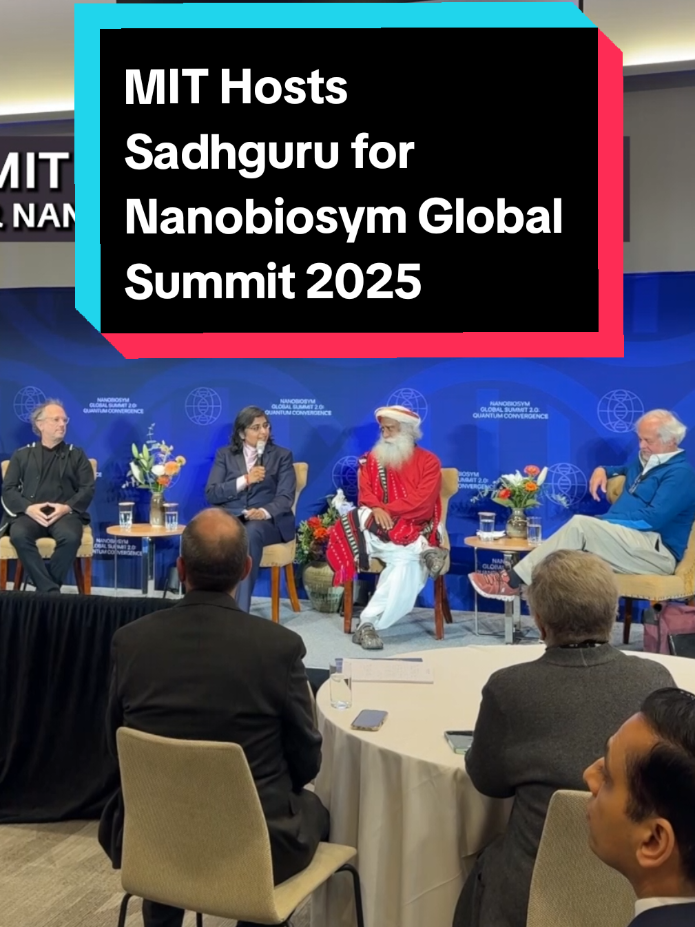 MIT Hosts Sadhguru for Nanobiosym Global Summit 2025 Massachusetts Institute of Technology hosted Sadhguru for the Nanobiosym Global Summit 2025, featuring a dynamic panel discussion on 