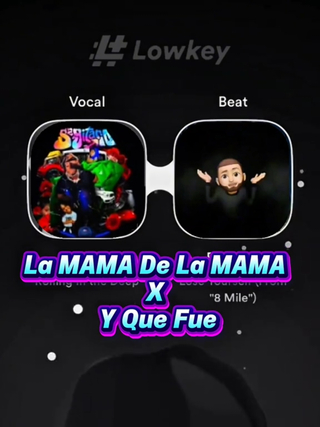 download lowkeyremix.com now to make the best mushaps #tipografia #remix #lamamadelamama #yquefue #viral 