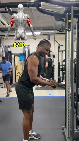 Cable tricep pull down #bodybuilding #fitnessmotivation #GymTok #fyp #workouttips 