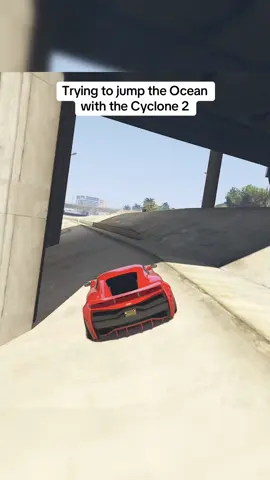Cyclone 2 versus the Ocean Jump in GTA Online! I was not expecting that ending 😂 #gta5 #gtav #gtaonline #gta5clips #gta 