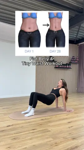 try this routine daily for results🧚🏼 #pilates #flatbelly #smallewaist #fatloss 