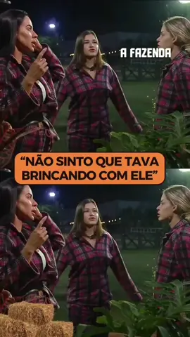 RINDO DE NERVOSO 😶‍🌫️Duda (@dudawendling) e Saory (@saorycardoso) estavam conversando na área externa da Baia antes de dormir e relembraram o que aconteceu com Matheus (@matheusmartins) na formação da Roça 👀 As duas começaram a rir, mas logo ressaltaram que era de nervoso, e Duda complementa que não sente que estava brincando com o peão 🗣️ Acesse RecordPlus.com para assistir à transmissão 24 horas de #AFazenda com seis sinais exclusivos 🔥