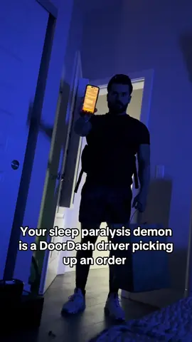 Sleep paralysis demon is a DoorDash driver picking up an order #sleepparalysis #fyp 