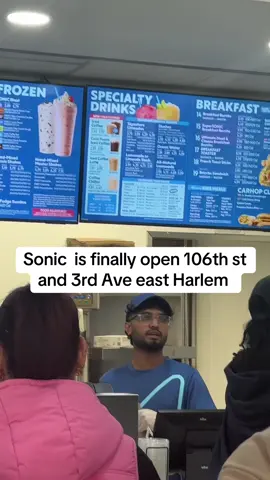 #sonic #eastharlem the food is not bad 7/10 for me 