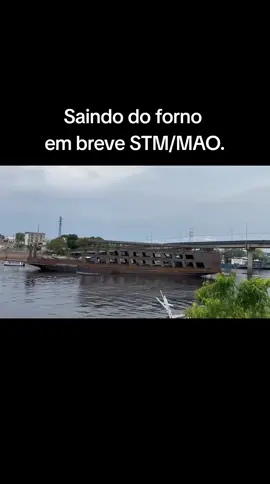 Algo GRANDE está chegando… 😍 Novo ferry boat está quase pronto para zarpar! 🚢 STM/MAO #EmBreve #ViagensFluviais #Amazônia