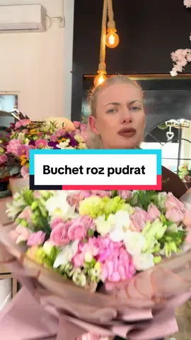 Buchetul roz pudrat cu o dimensiune mai mare ❤️ 500 lei #emidelabuchetto #buchettobucuresti #buchetrozpudrat #livrareflori #bucuresti 