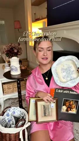 it’s giving lucky girl 🤣🥹 #charityshophaul #farmhousedecor #nancymeyersdecor 
