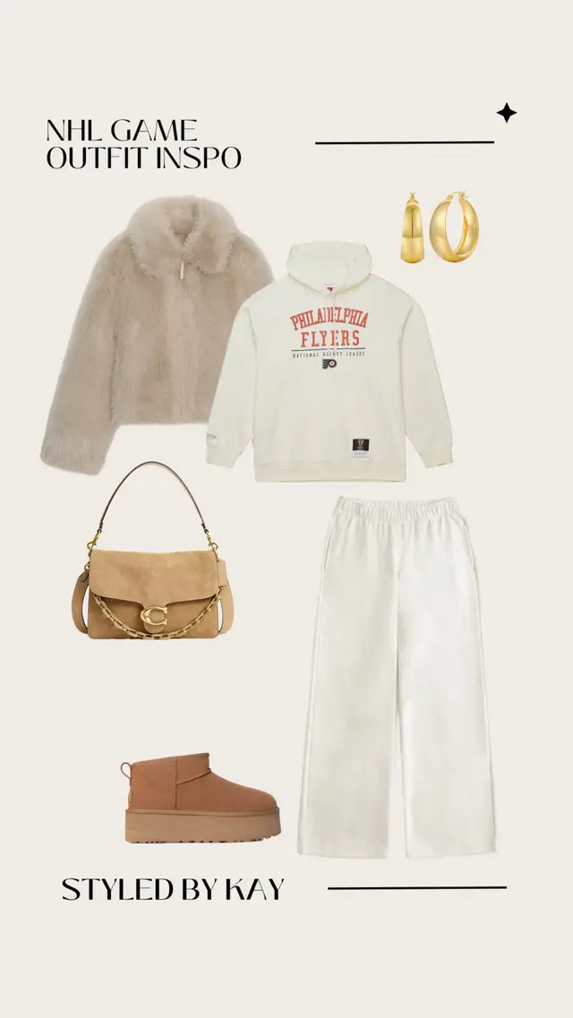 HOCKEY GAME OUTFITS ⭐️⛸️🏒🖤