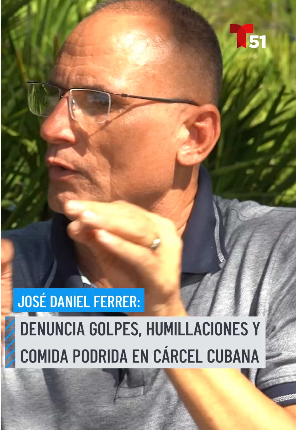 Recién exiliado en Miami, el opositor José Daniel Ferrer describió el régimen de torturas que sufrió en una cárcel cubana: golpes en la cabeza, quedar amarrado al sol sobre hormigas y ser obligado a ingerir comida podrida. #josedanielferrer #opositor #cuba #miami