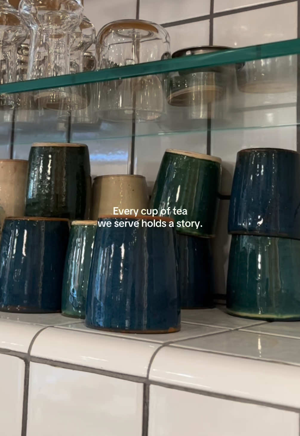 shaped, glazed, and crafted by hand. 🤍 #sevensundays #ceramics #pottery #handmadecups #teacup 