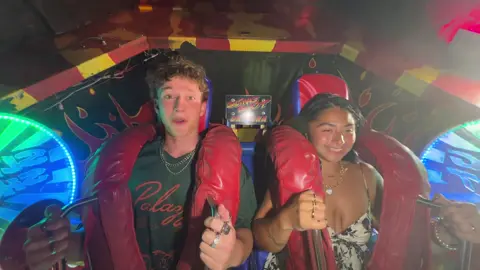 Part 7 | Crazy slingshot ride #fyp #slingshot #trending #teamwork
