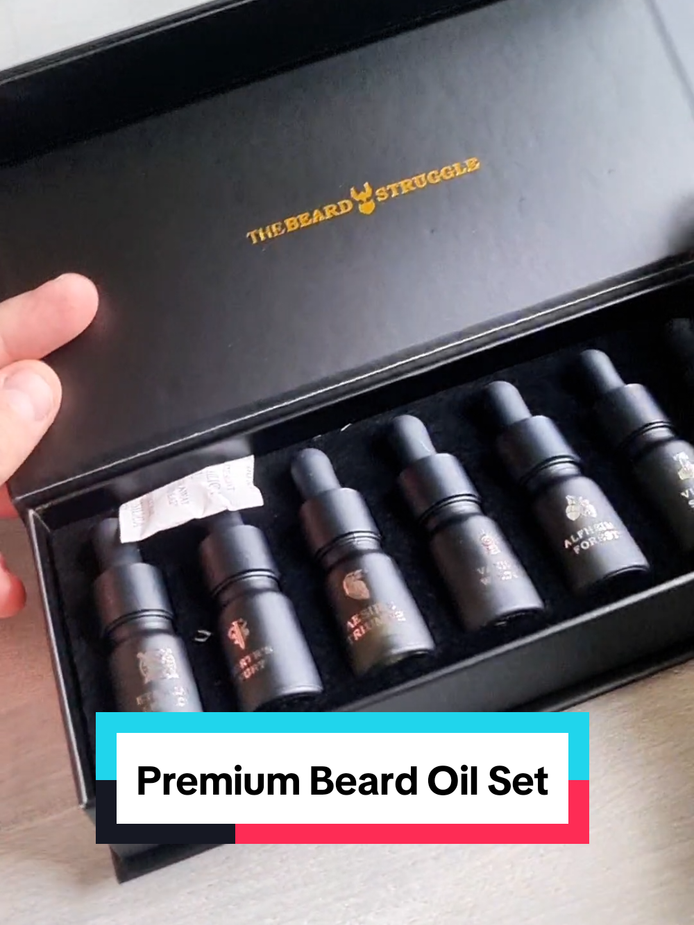 Premium Beard Oil Set Now On SALE⚠️ This is the perfect goft for him 🔥 They smell amazing 🔥 #beardoil  #beardtok #beard  #dealdrop  #tiktokmademebuyit 