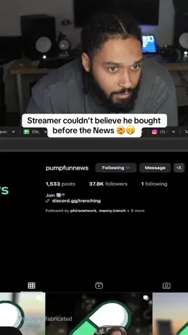 He couldn’t believe it  😱😱😱  #memecoin #fyp #pumpfun #crypto 