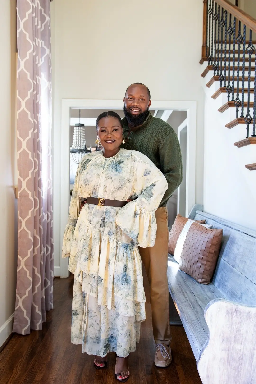 Wrangled the family into a Fall photoshoot! I’m beyond blessed and look how big your internet nephews are getting… #familyphotos #falloutfitinspo #familytime 