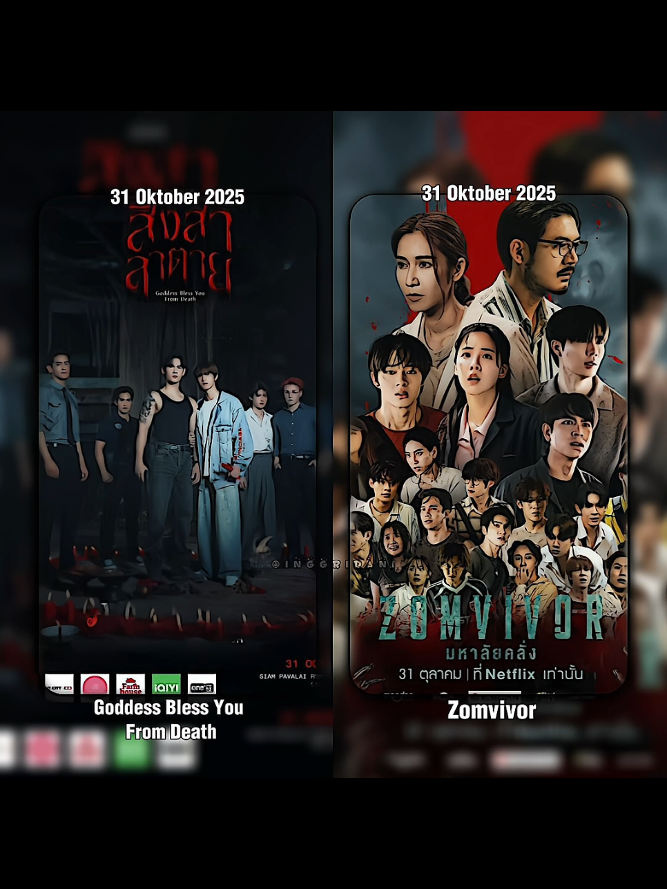 Kalian Team mana guyss🕯️/ 🧟‍♂️? Mana tayangnya samaan 😭🙏🏻 #goddessblessyoufromdeath #zomvivorseries #poohpavel #zeenunew #fyp 