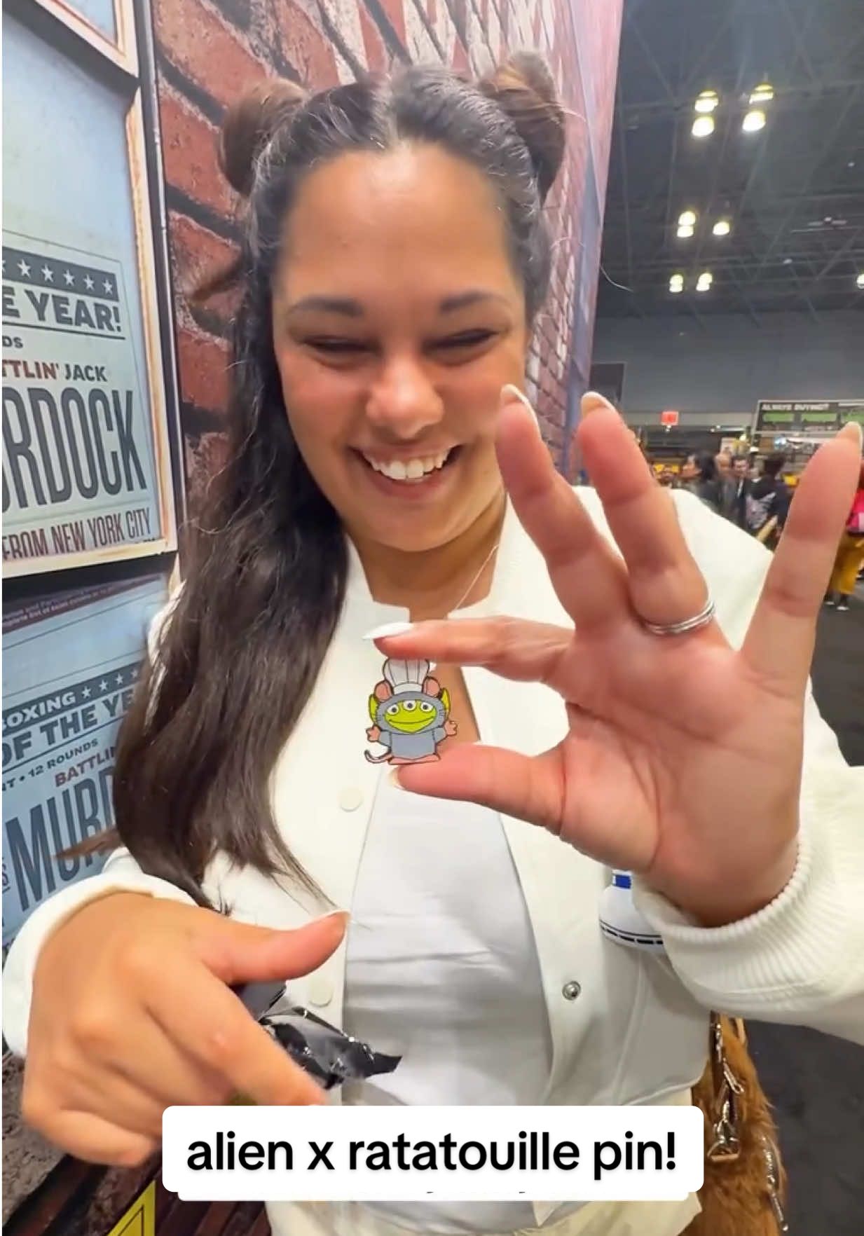 it was also my first ever blind box!! 😆 how cute is he?!  #disney #newyorkcomiccon #blindbox #loungefly #toystory @New York Comic Con @Loungefly 