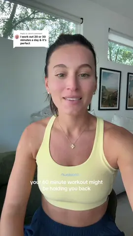 Replying to @Jenn 30 minute workouts are linked in my bio 💛 xx #30minuteworkout #dumbbellworkout #workoutsforwomen 