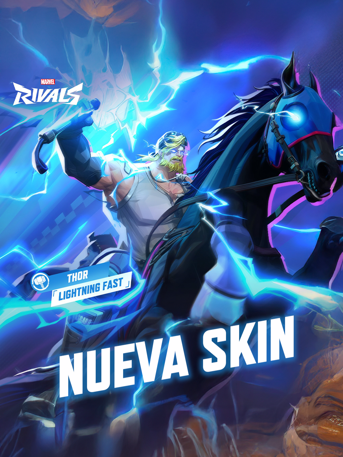 Nueba skin para ⚡THOR - LIGHTNING FAST⚡ #MarvelRivals #HeartoftheDragon #NewSkin #Thor #thorodinson