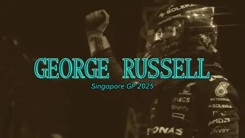 Still not over this 🔥 Manifesting he gets a podium this weekend✨ #georgerussell #f1 #f1tiktok #f1edit #fyppp 