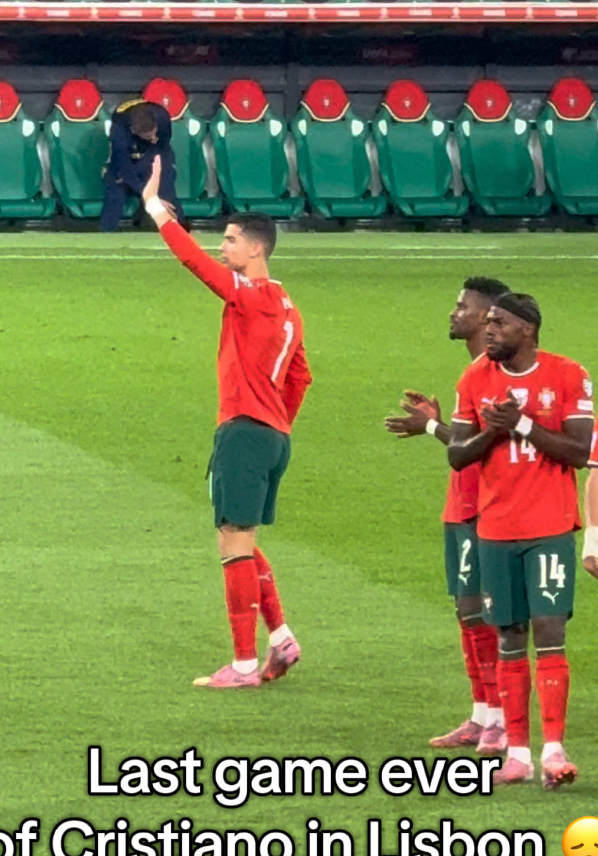 Last game of Cristiano in Portugal  Thank you captain 🇵🇹 #portugalvshungria #cristianoronaldo #cristiano 