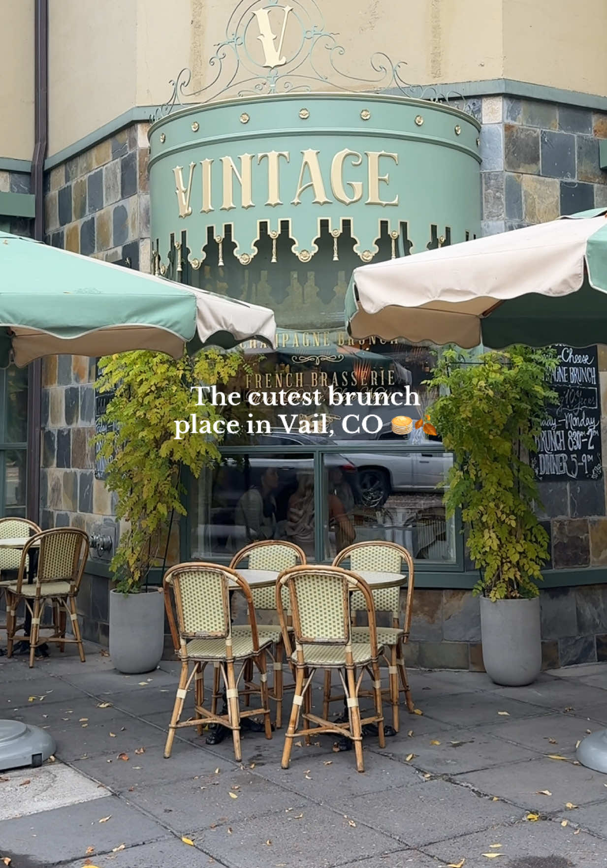 Vintage, Vail 🍂🍂  #vintagevail #vail #brunch #recommendations #vailcolorado 