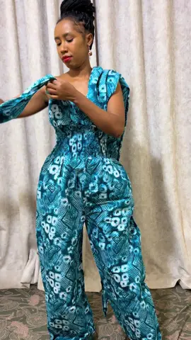 Jumpsuit ksh2800 This jumpsuit is available in store. #njambifrikaoutfits #jumpsuit #ankara2025 