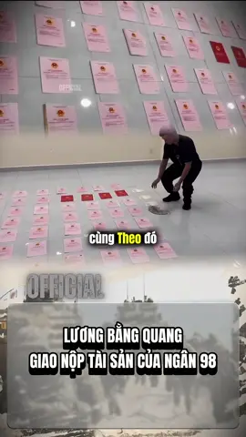 Lương Bằng Quang tại cơ quan công an kèm theo đó là 80 sổ đỏ và 8000 usd #official #tiktok #tiktokgiaitri #LearnOnTikTok #congan 