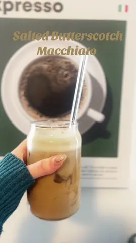 butterscotch mood only 🤎☕️ #coffeetok #macchiato